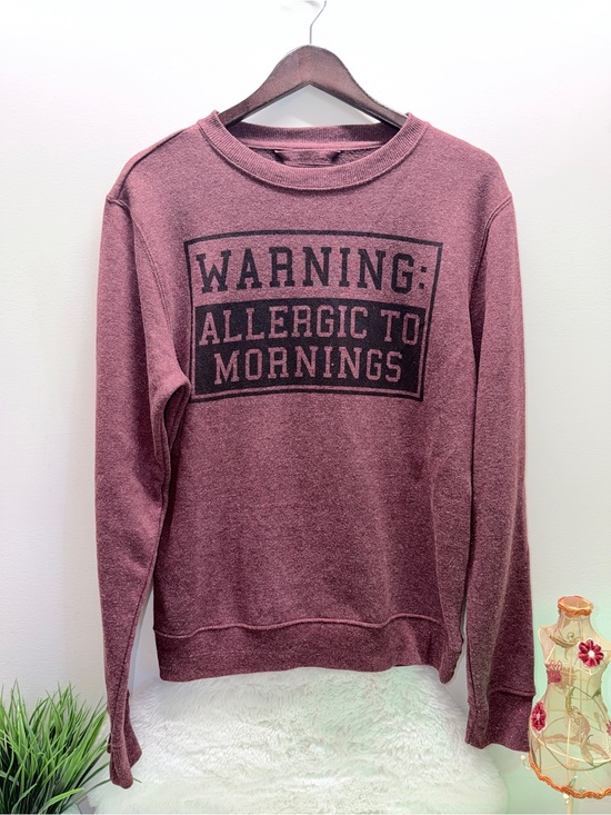 Bluenotes Sweaters - 22% Cotton Bluenotes Burgundy Graphic Pullover Summer Sweater Crewneck 💝